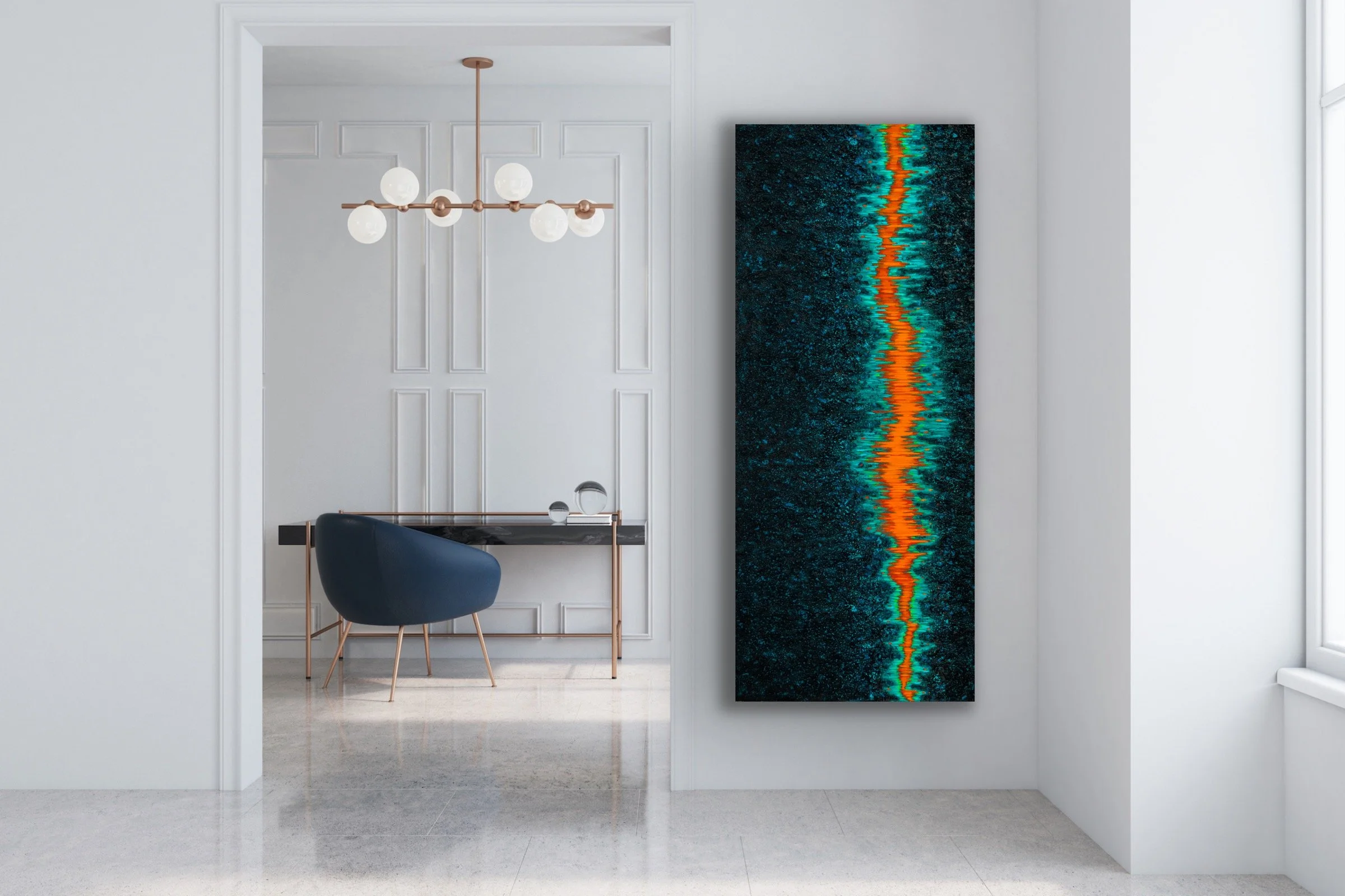 Sonic Journey Abstract by Sue Mooney Art