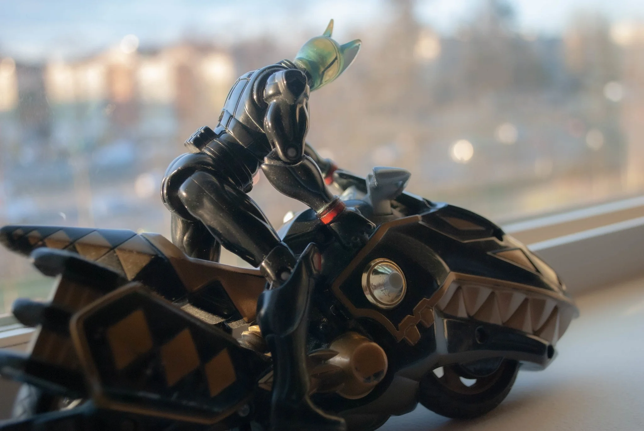Power Ranger on Motorcycle