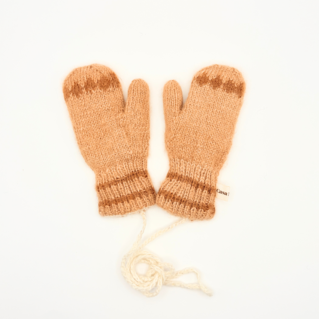 moufles bébé en laine d'alpaga