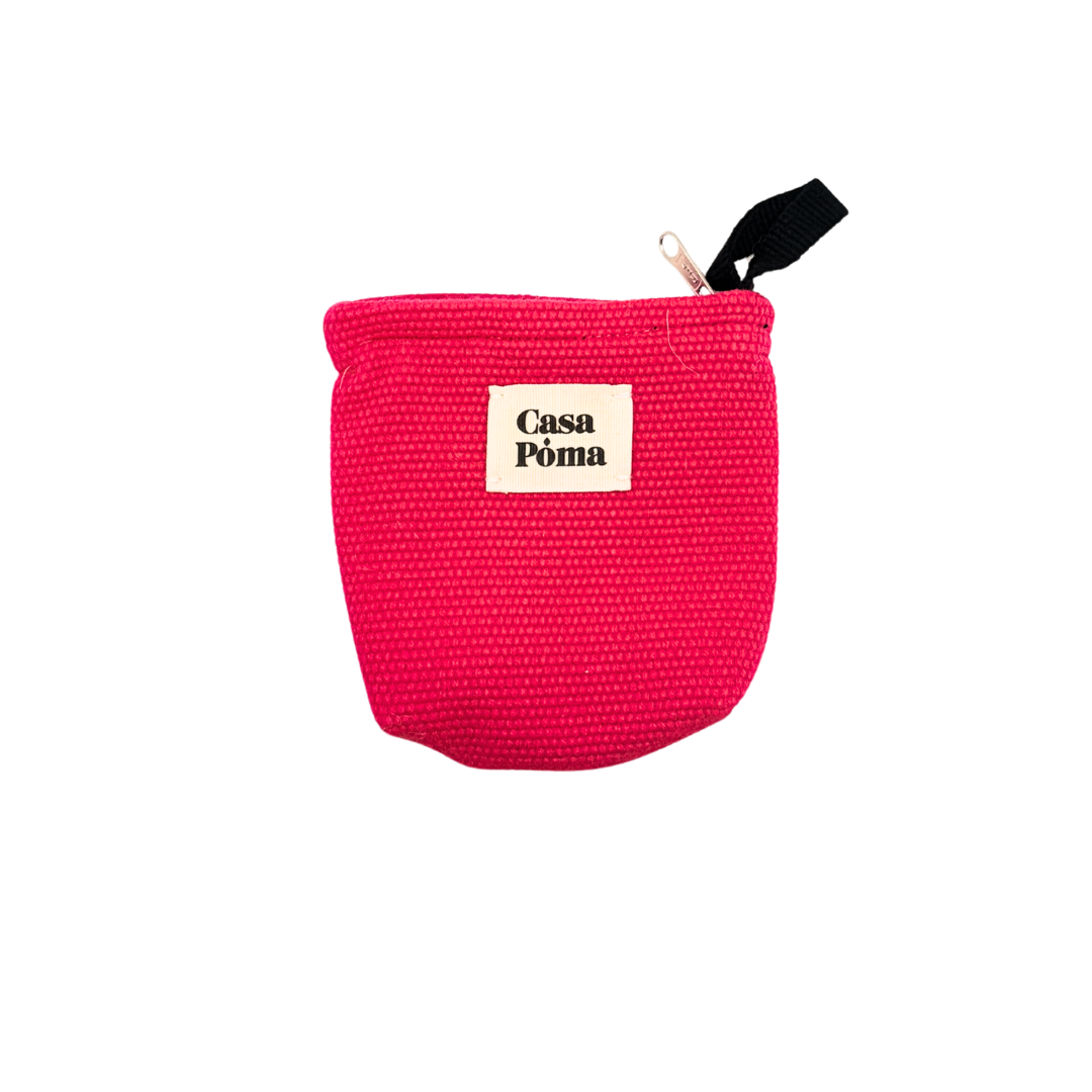 Porte Monnaie rouge coloré et pratique fait main Ayacucho