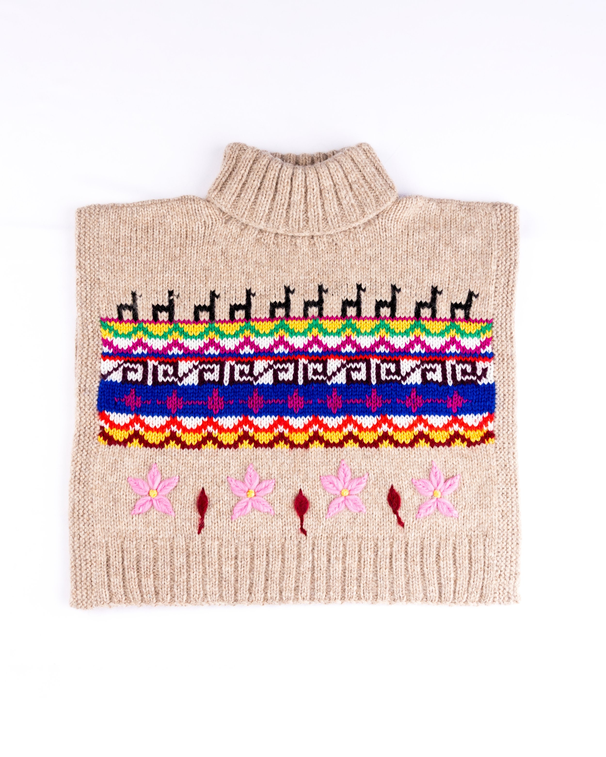 Poncho inca multico