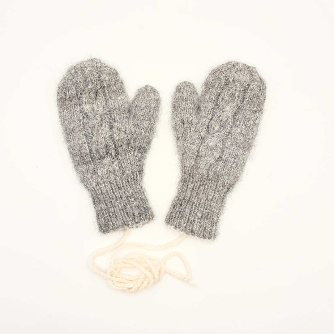 moufles bébé en laine d'alpaga