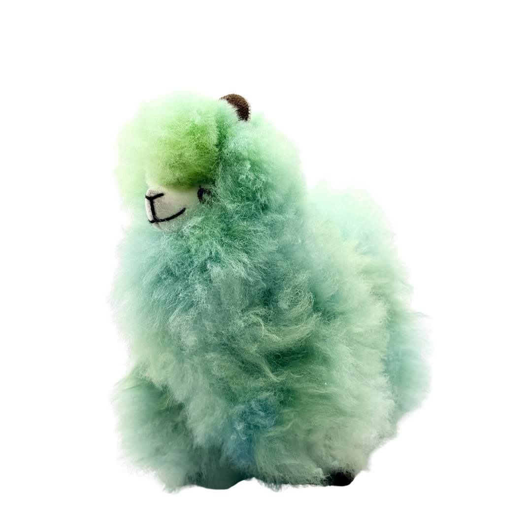 peluche lama vert peluche alpaga