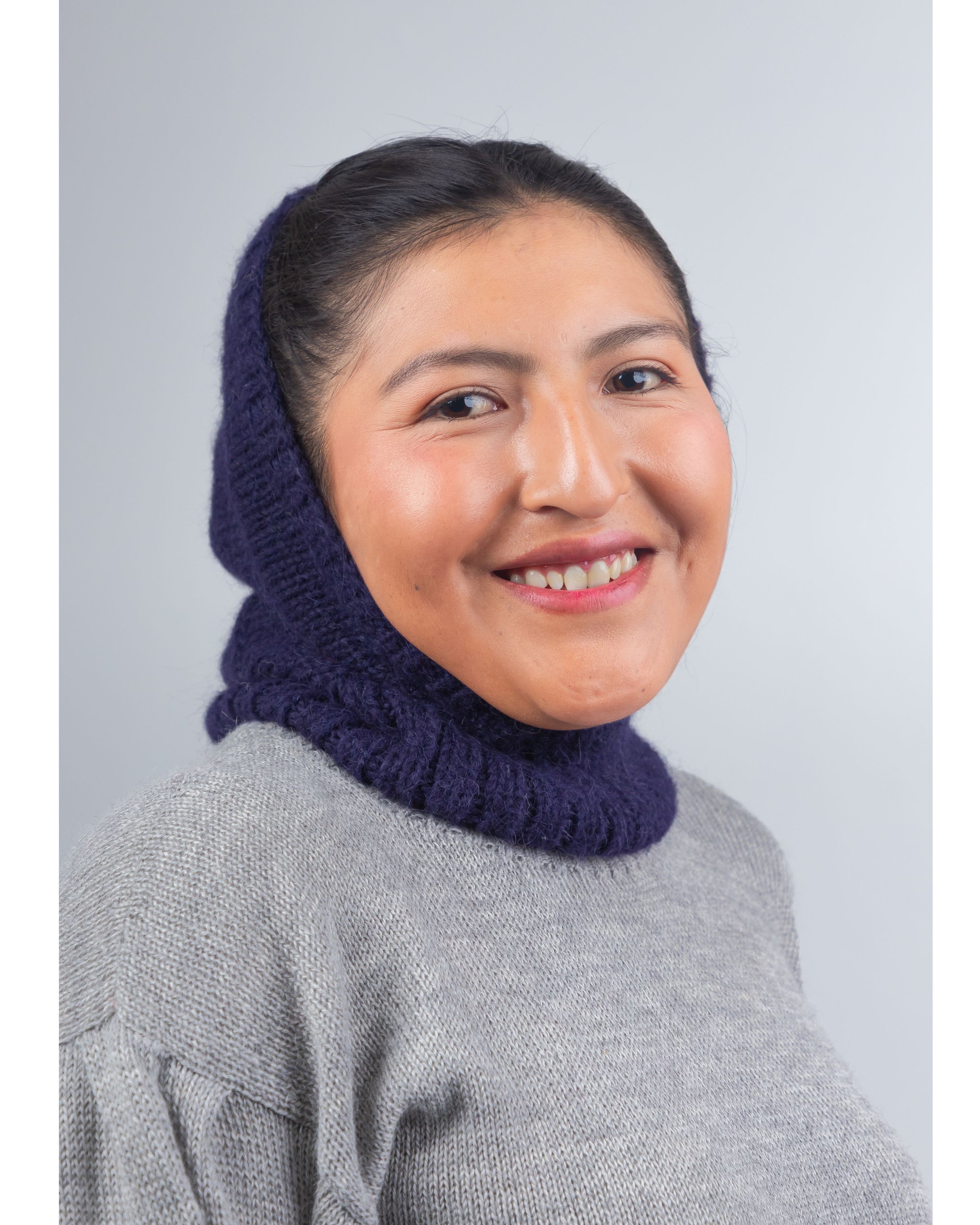 balaclava navy en alpaga