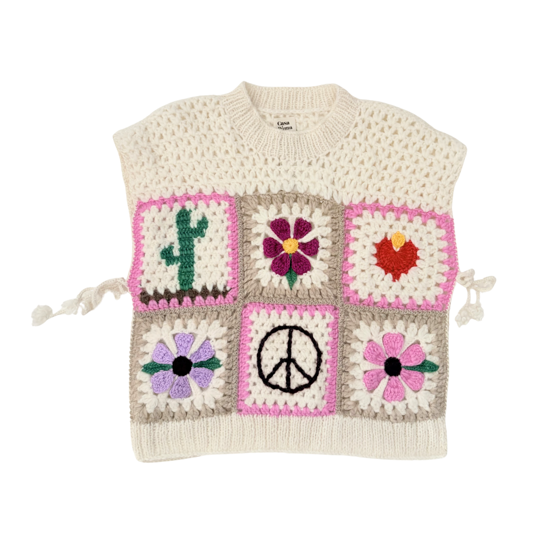 Le Poncho Crochet Cactus
