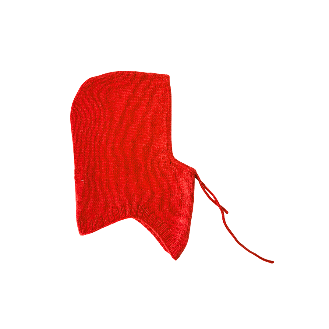 Cagoule sport qui se referme en laine alpaga