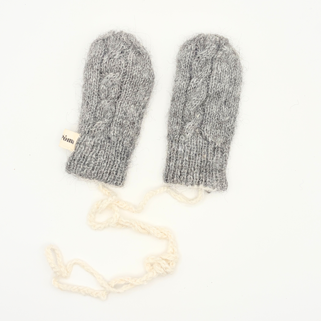 moufles bébé en laine d'alpaga