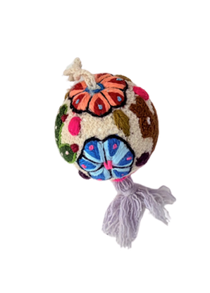 Pompon décoratifs Ayacucho blanc