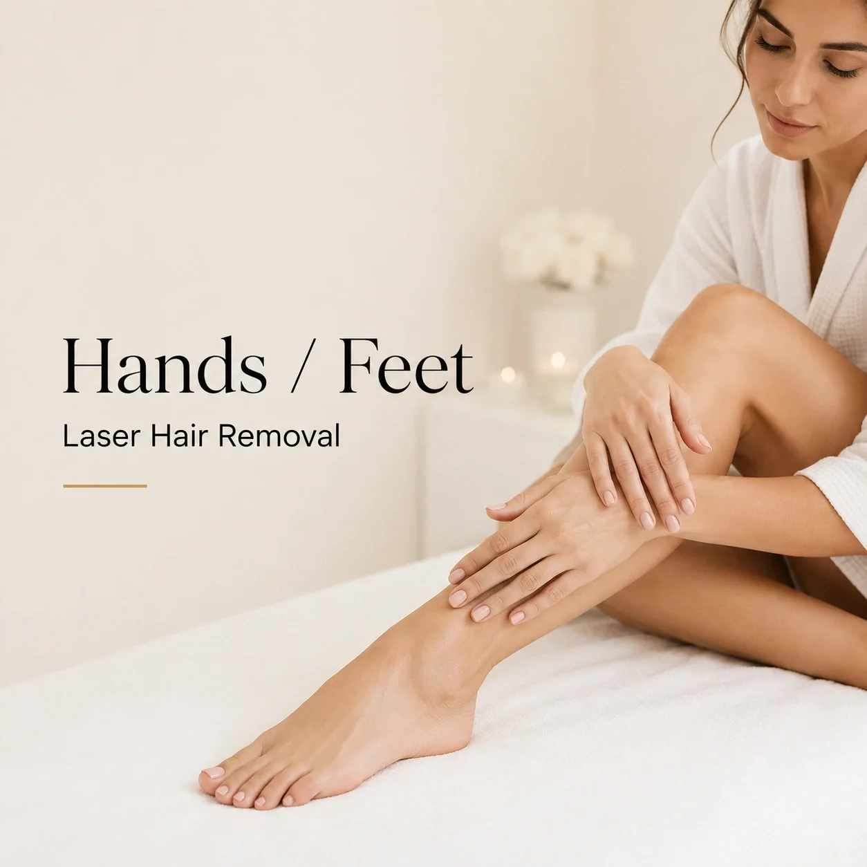 Laser Hair Removal — Hands / Feet x6
