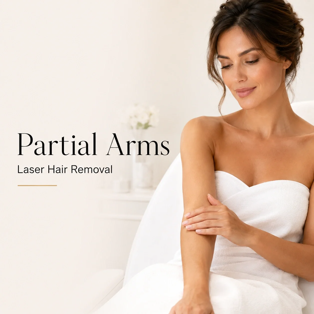 Laser Hair Removal — Partial Arms x6