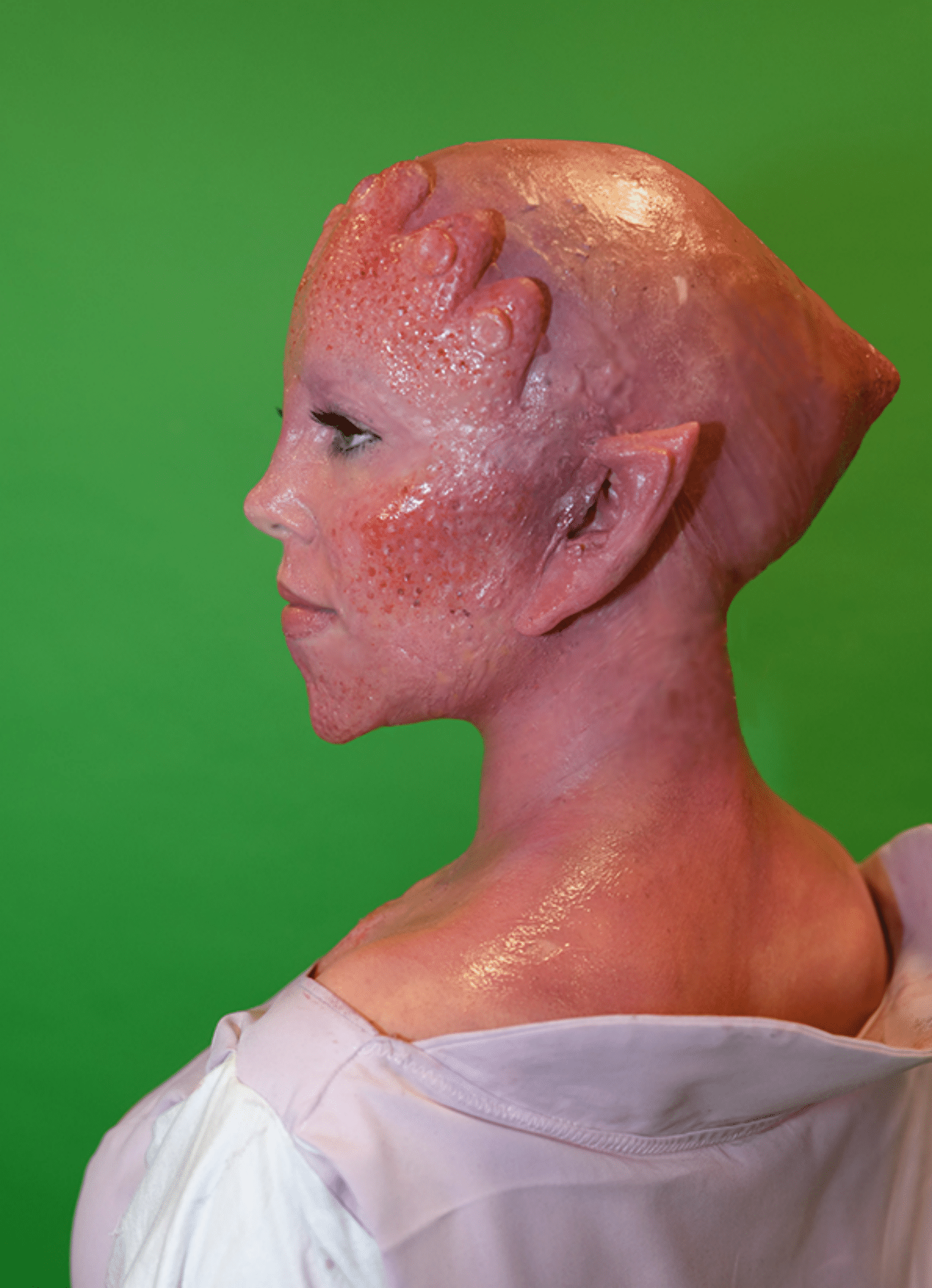 "Astrid" alien inspired by the style of Babylon 5. All prosthetics and costume pieces created by Cara Beckett.
(May 2023)