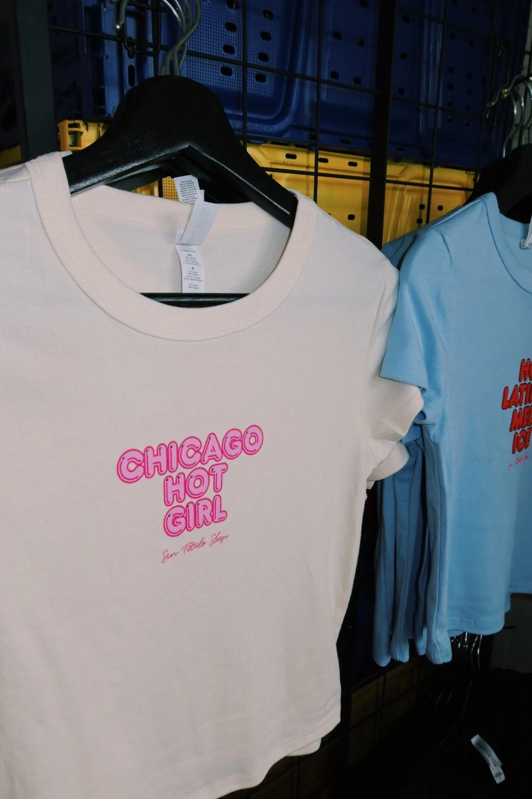 Chicago Hot Girl Rhinestone Baby Tee