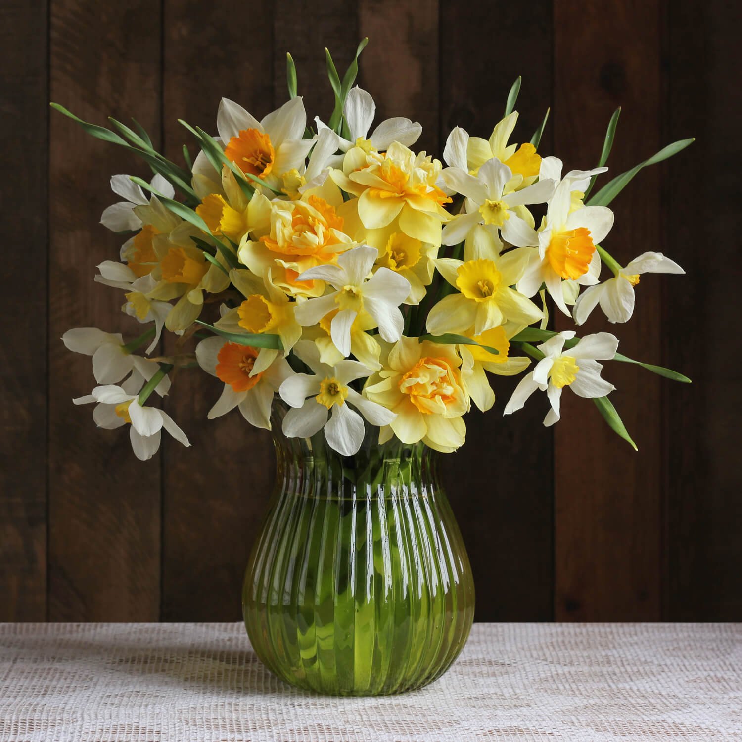 Dafodils Spring Flowers Vase.jpg