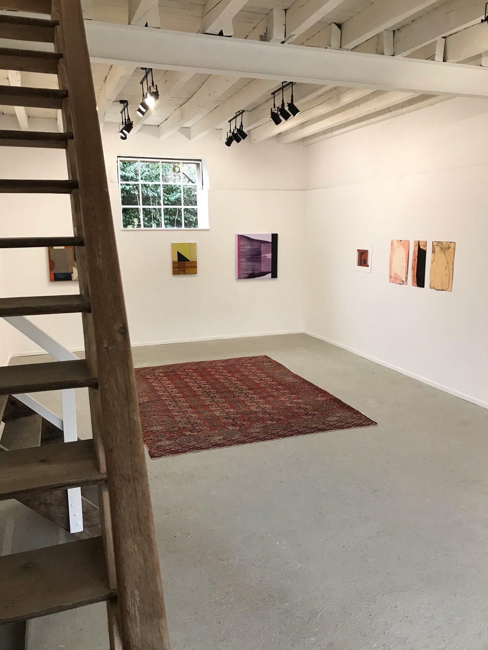The studio/gallery after refurbishment (Land of Sol Exhibition).