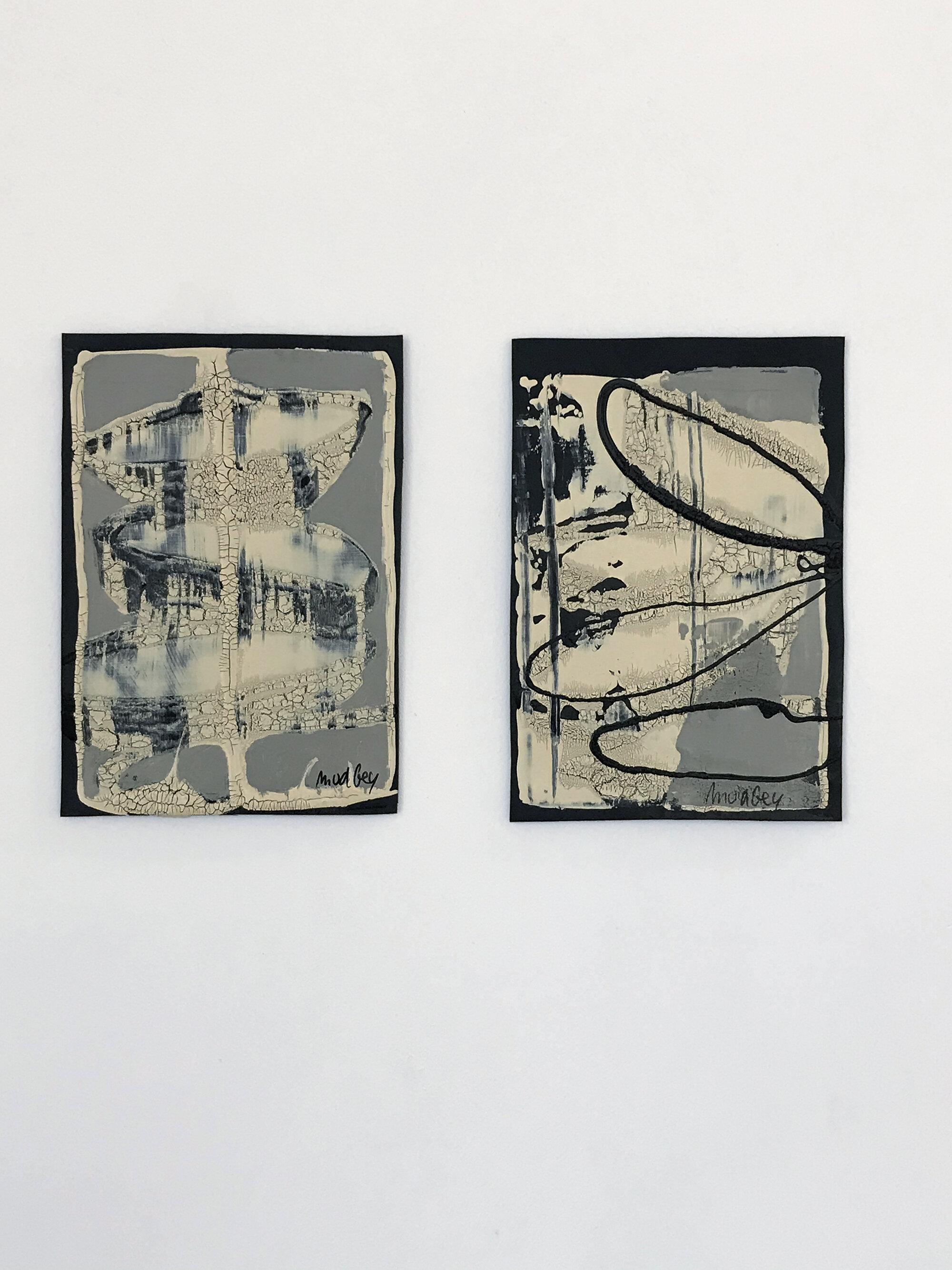 Martina Van De Gey, Untitled pieces, 2020, 15x10cm, acrylic on rubber.