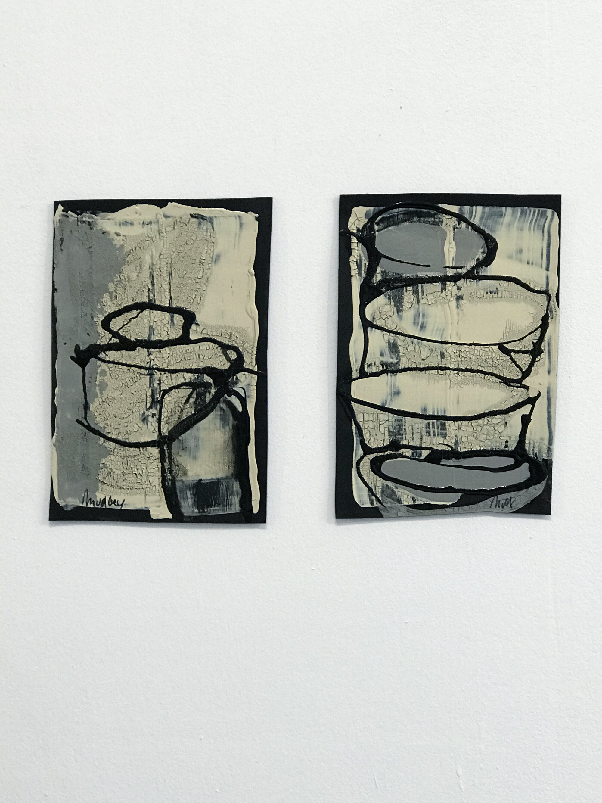 Martina Van De Gey, Untitled pieces, 2020, 15x10cm, acrylic on rubber.