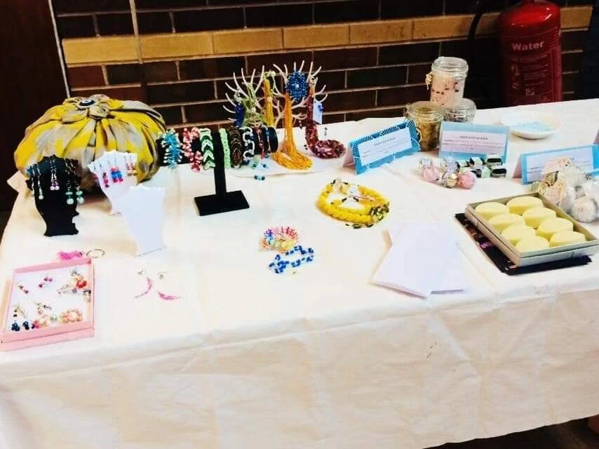A few of our Handmade products on display.