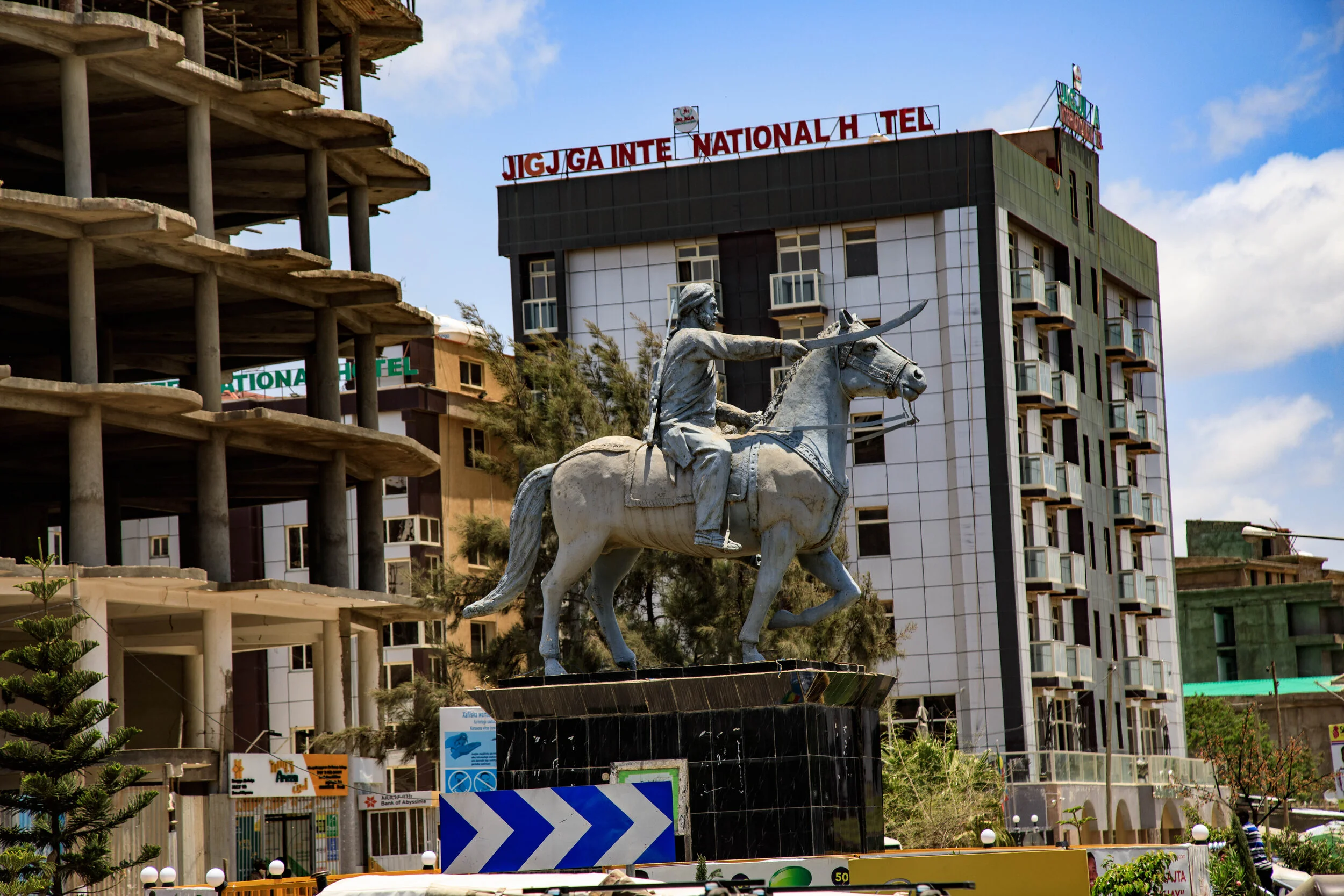 Monument of Somali dervish leader Sayid Mohamed Abdulle Hassan at the heart the Jigjiga.