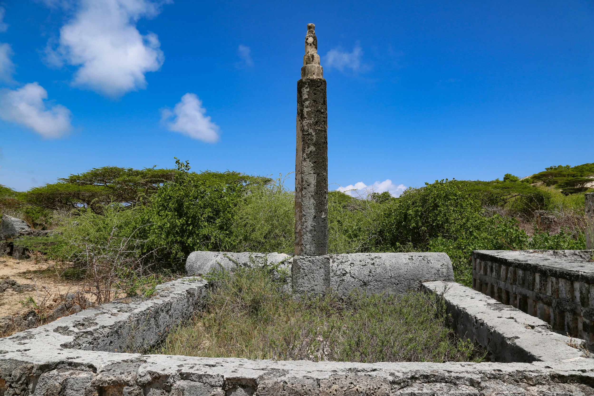Pillar tomb in Koyama Island, Somalia