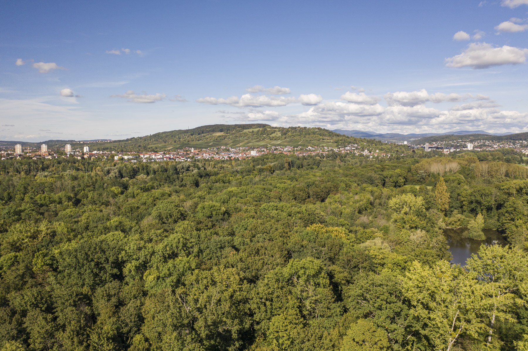 zweiwest Drohnenfotografie Lange Erlen Basel