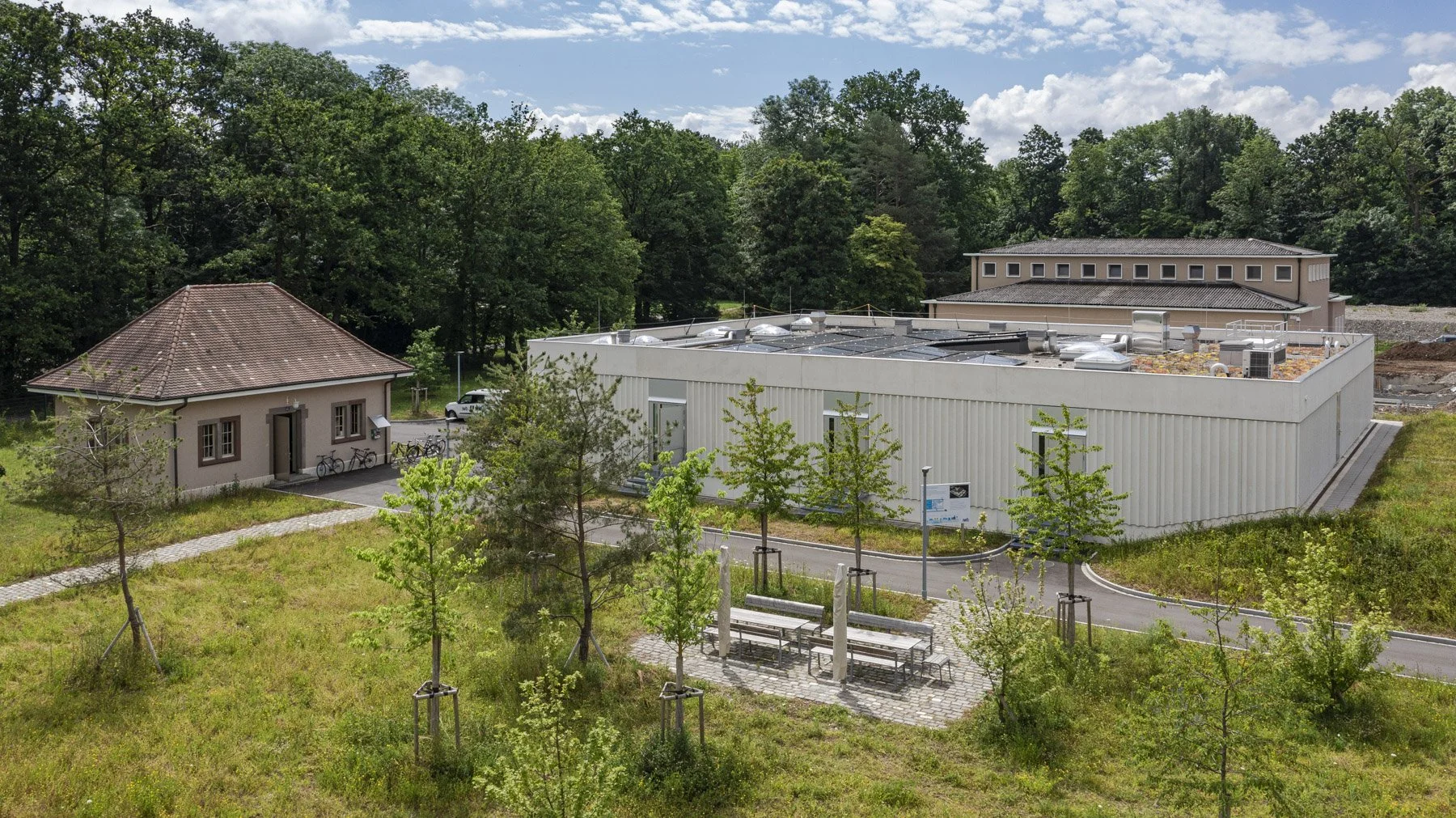 zweiwest Drohnenfotografie Trinkwasserproduktion Lange Erlen Basel