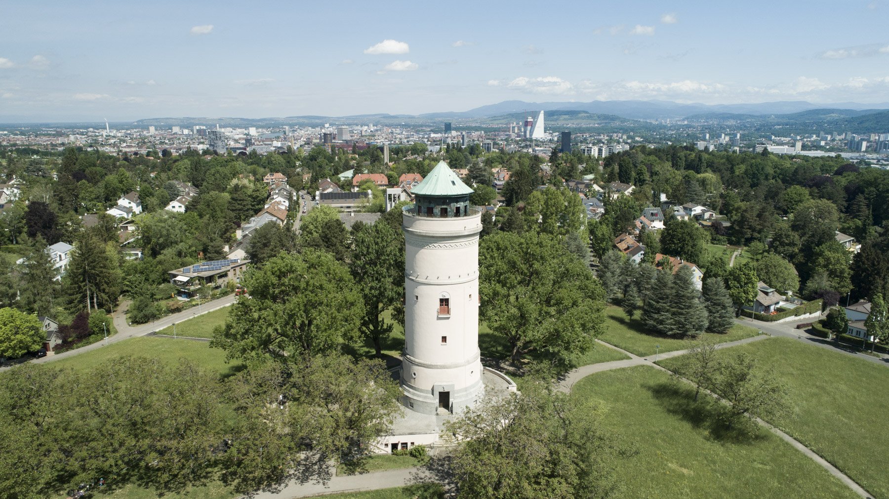 zweiwest Drohnenfotografie Architektur Gewerbe und Industrie Basel