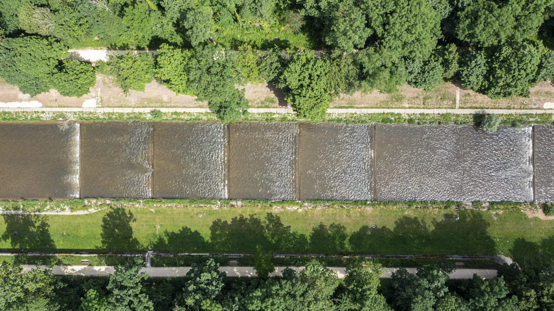 zweiwest Drohnenfotografie Wiese Lange Erlen Basel