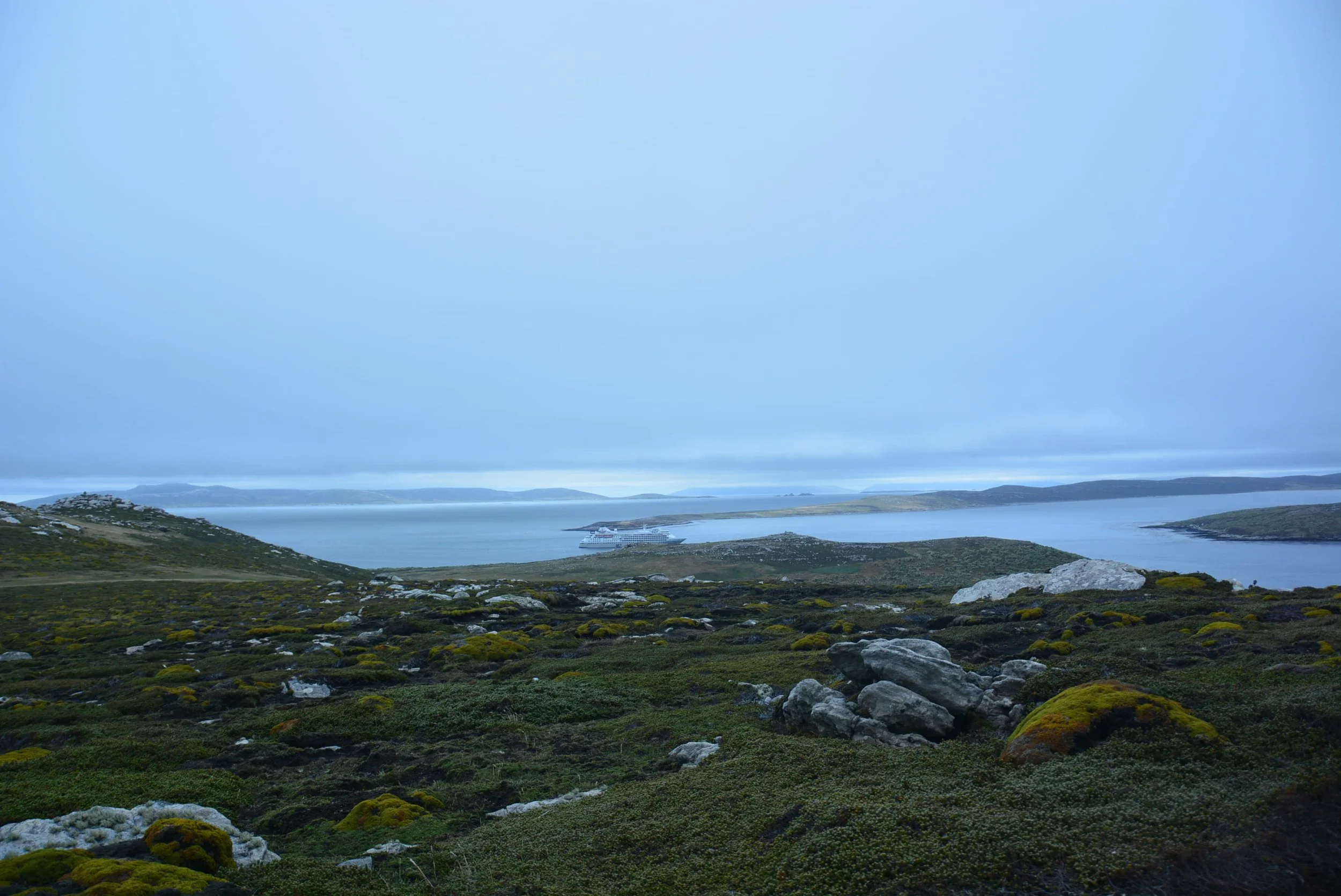 The view over West Island