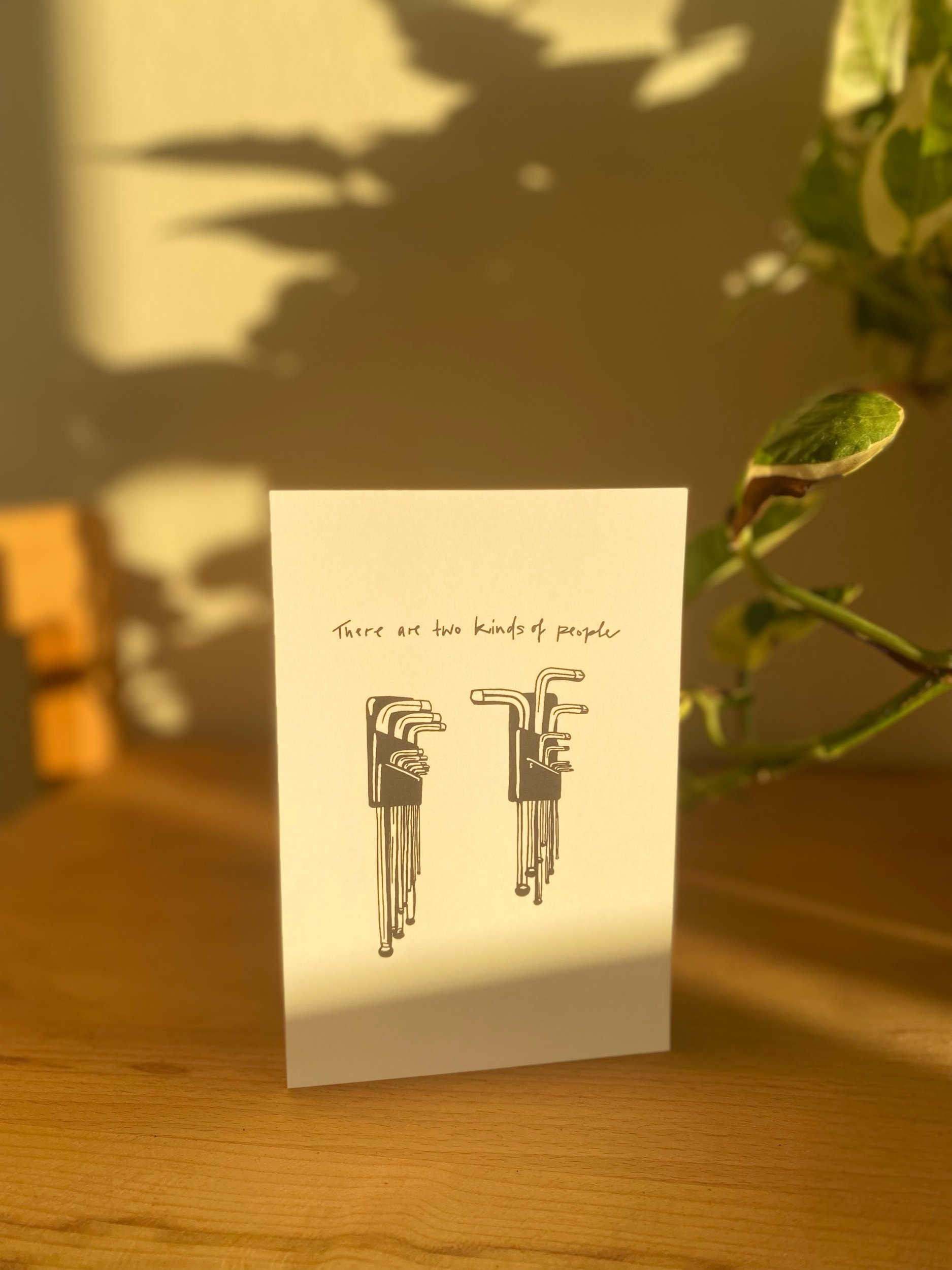 Allen Keys - Postkarte für alle Werkstattnerds