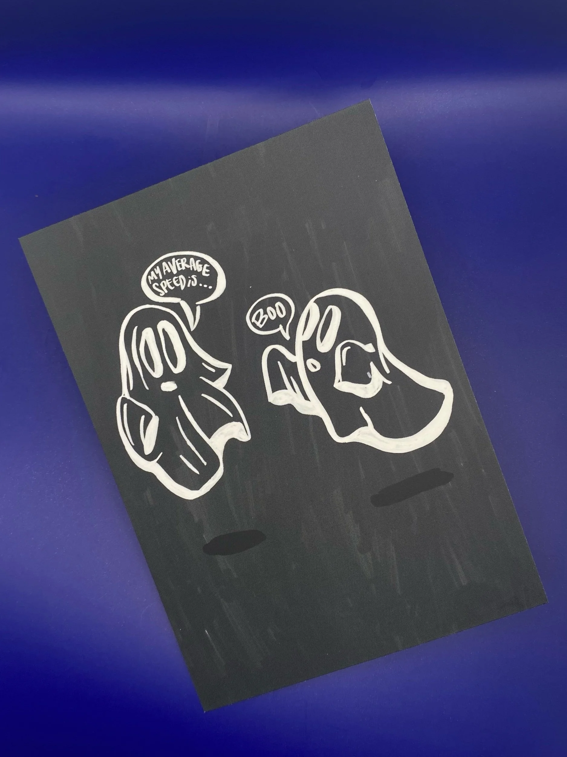 Boo - 2 Geister  - Postkarte