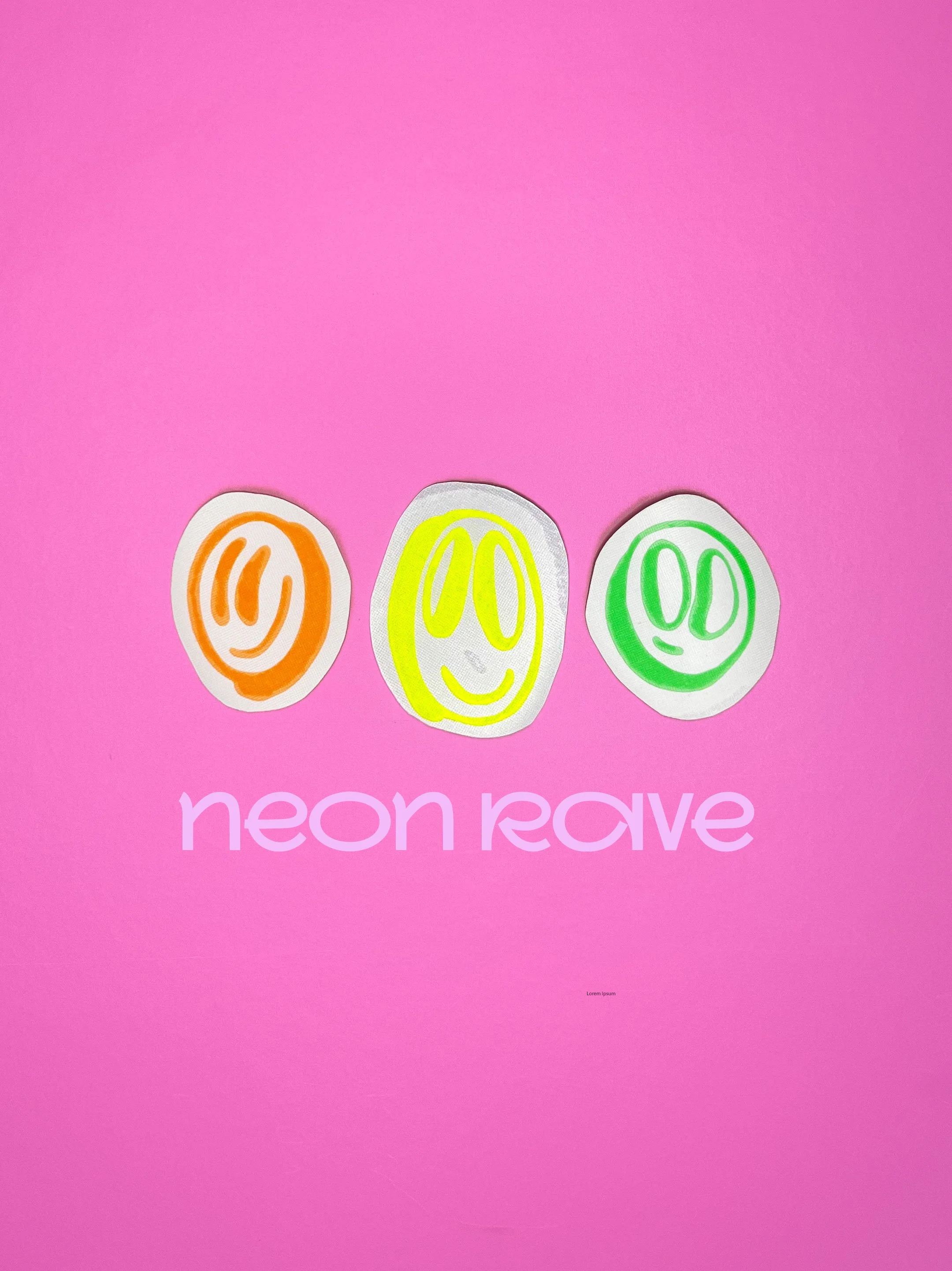 Tripple Smiley Sticker Set