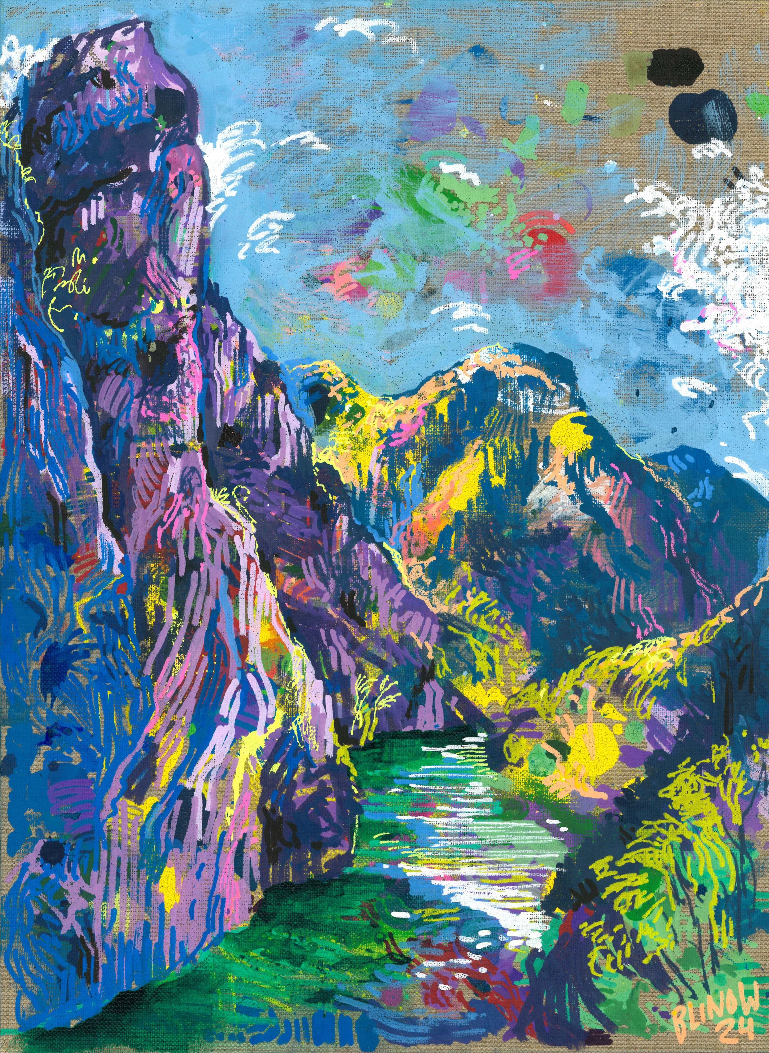 "Montagne di aceto" - Kunstdruck