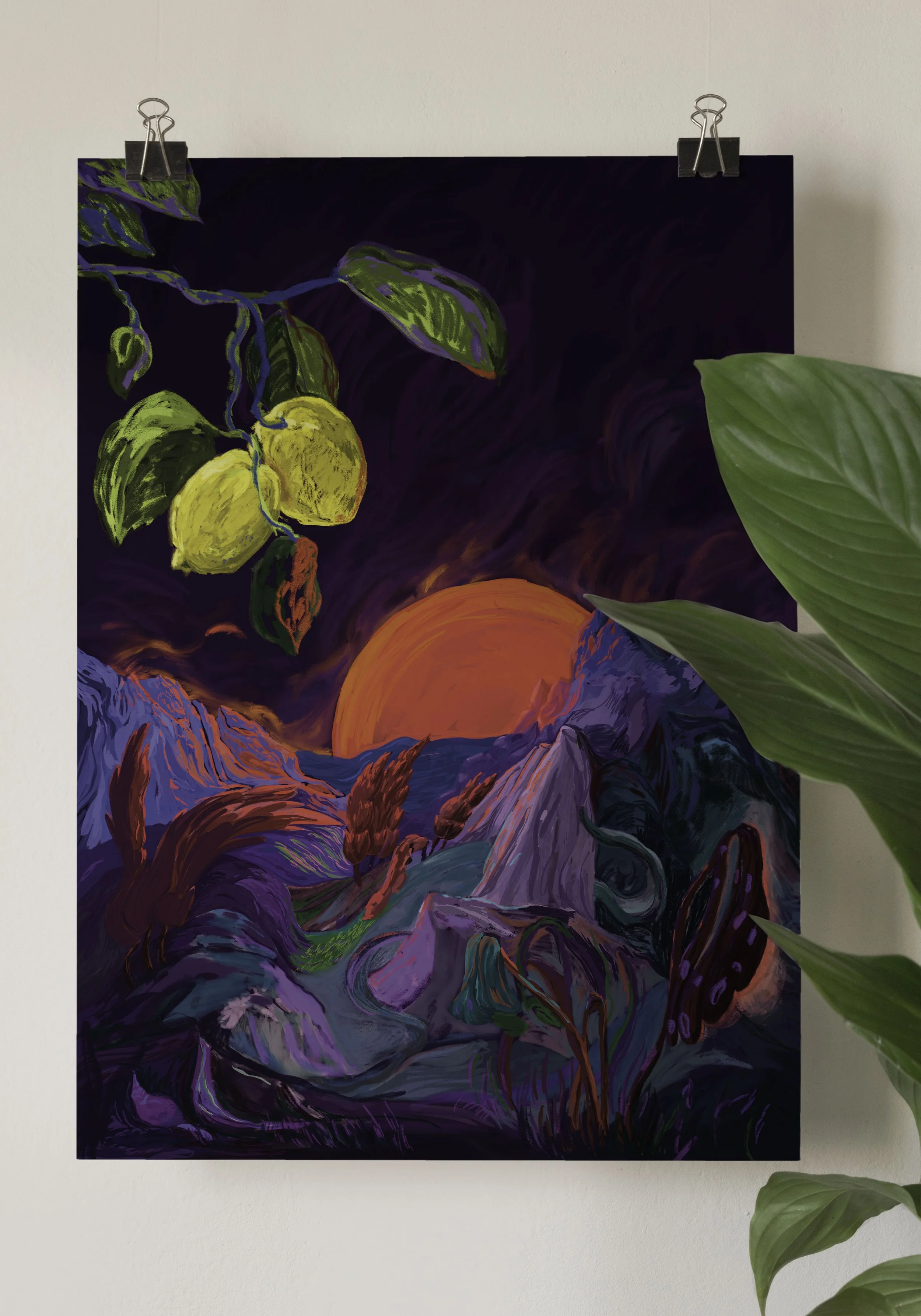 "Today is Limoncello time" - Fine Art Print