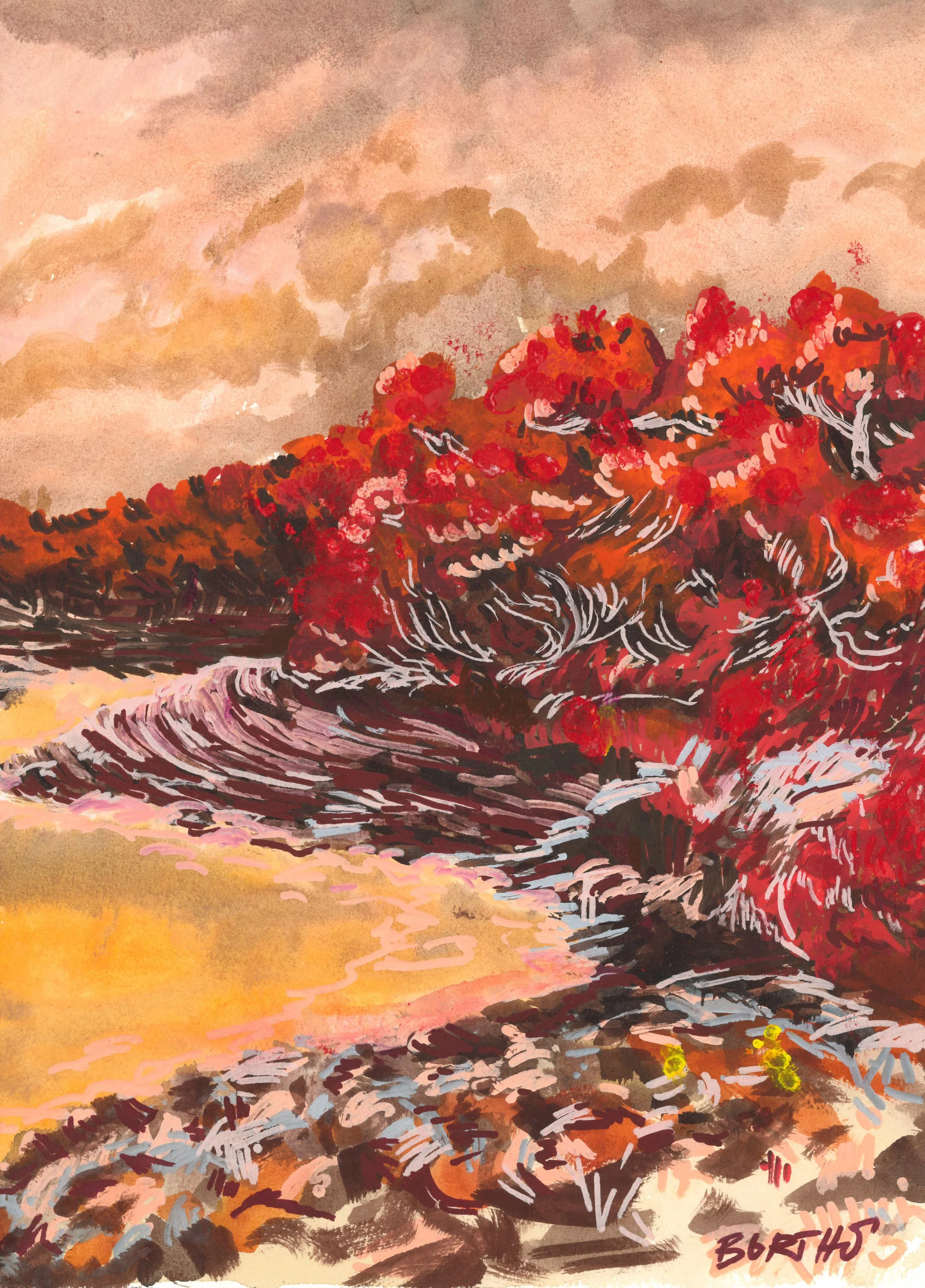 "Der letzte Morgen" - Kunstdruck