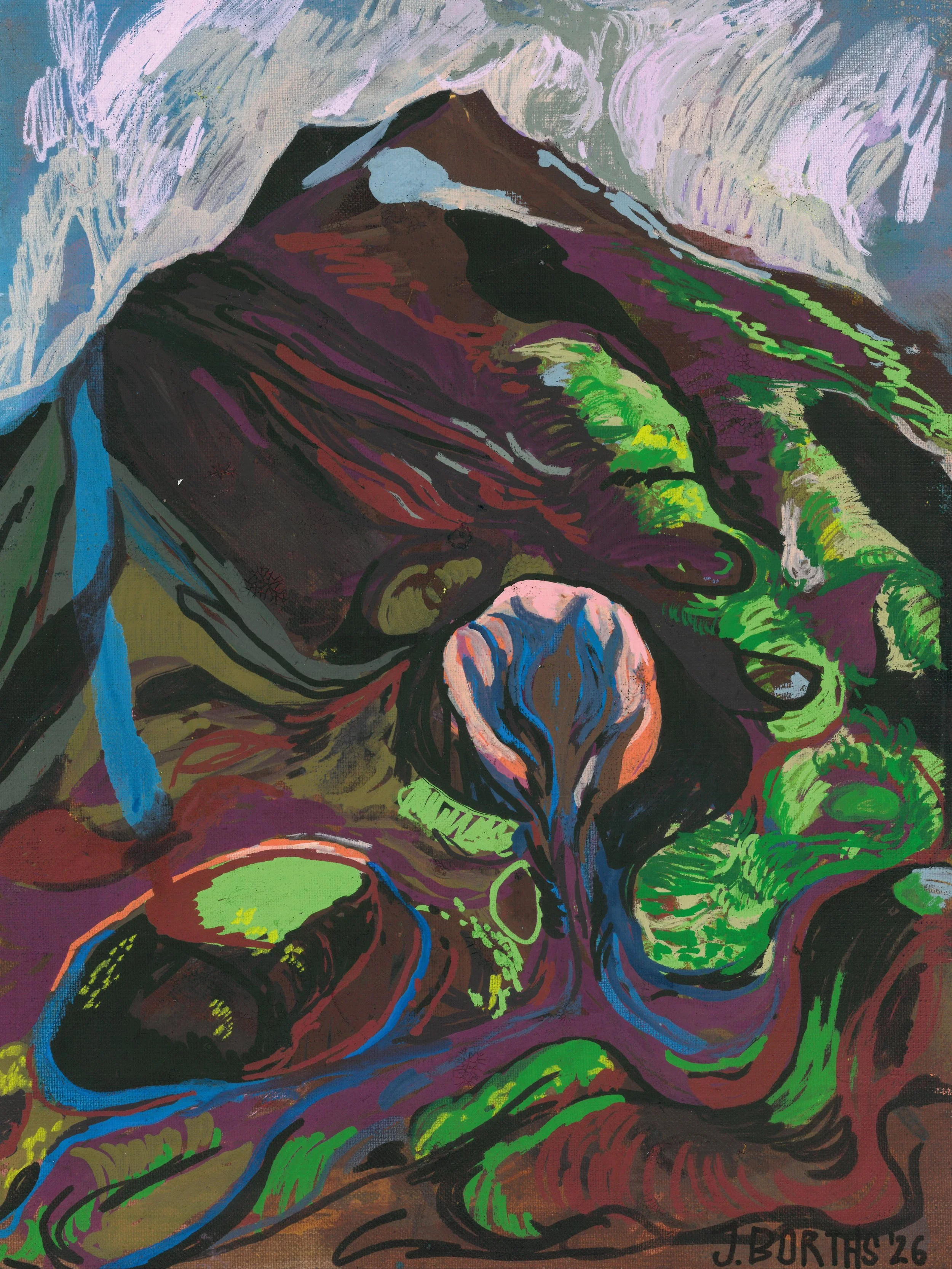 Kunstdruck / Postkarte - "Die Ätna"