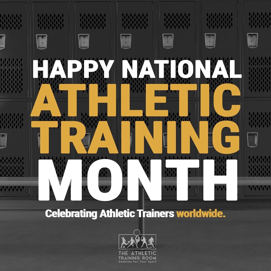 Happy National Athletic Training Month! 🥳

Not just in March, but everyday we celebrate the important work of Athletic Trainers. Thank you for keeping millions of bodies healthy and mobile. 🙌 

#nationalathletictrainingmonth #marchintomobility #ath