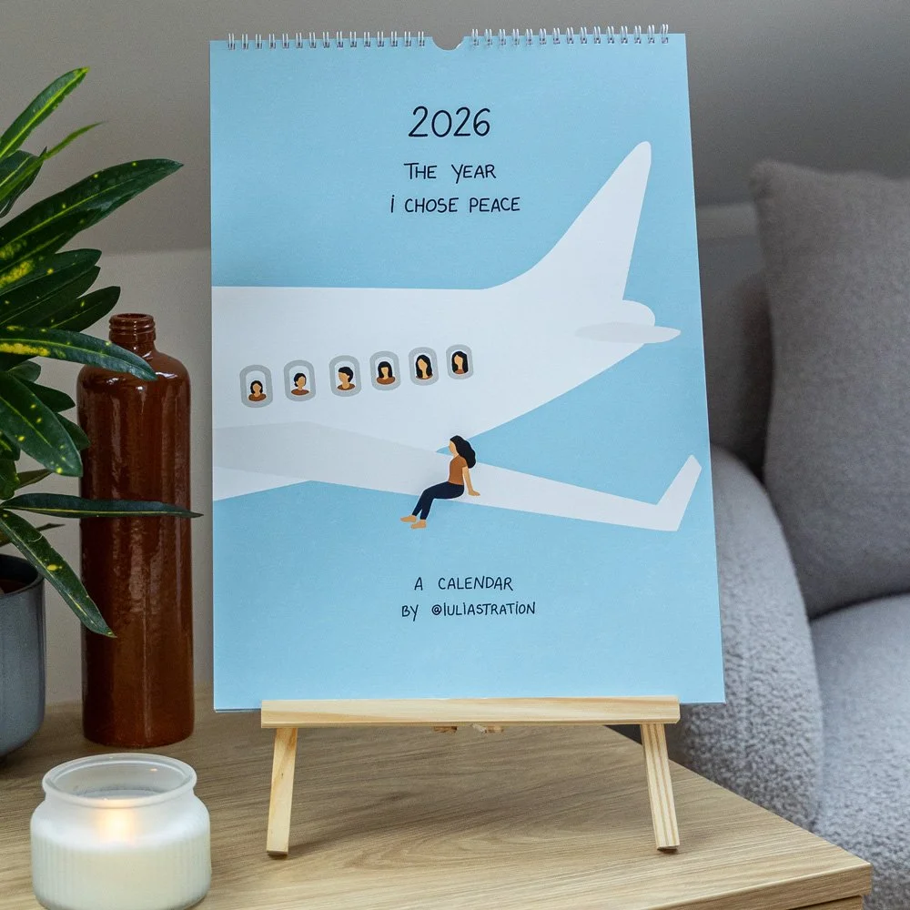 2026 Artsy Calendar - The Year I Chose Peace