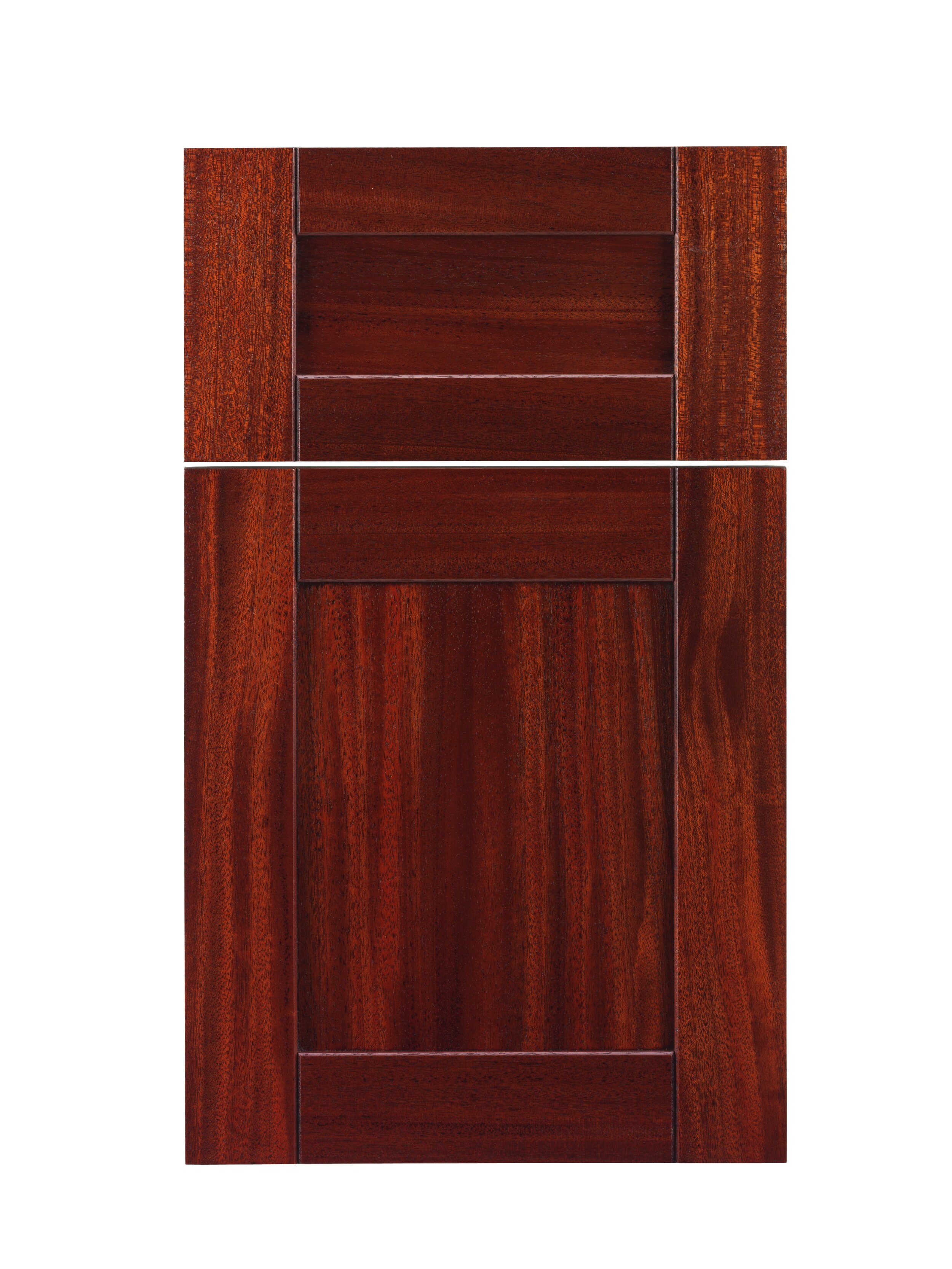 Kashmir Red on African Ribbon Mahogany