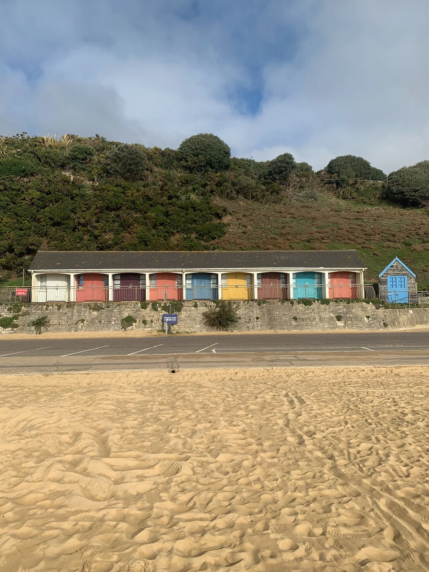 Bit of a trip down memory lane in Bournemouth. Love the sea and the sand. My Dad used to take me here when I was little. 💛 Happy memories.