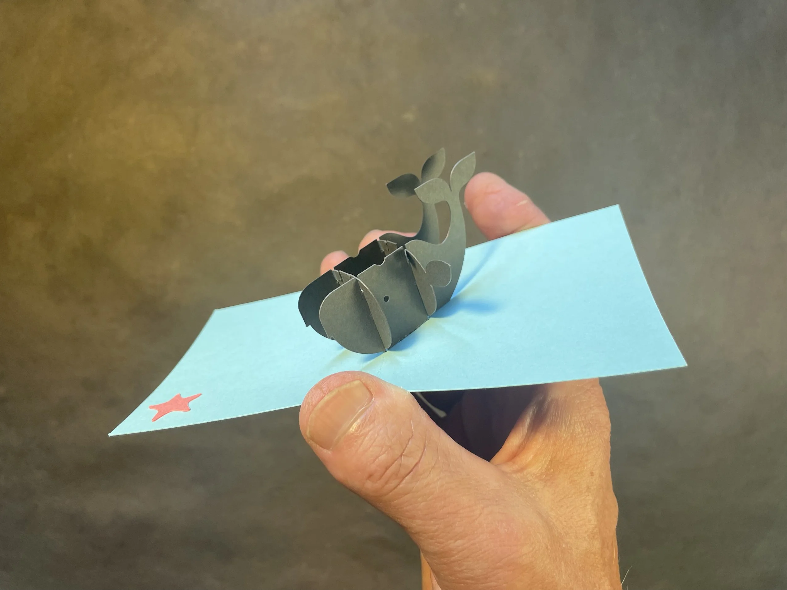 Pop-Up Mini Whale