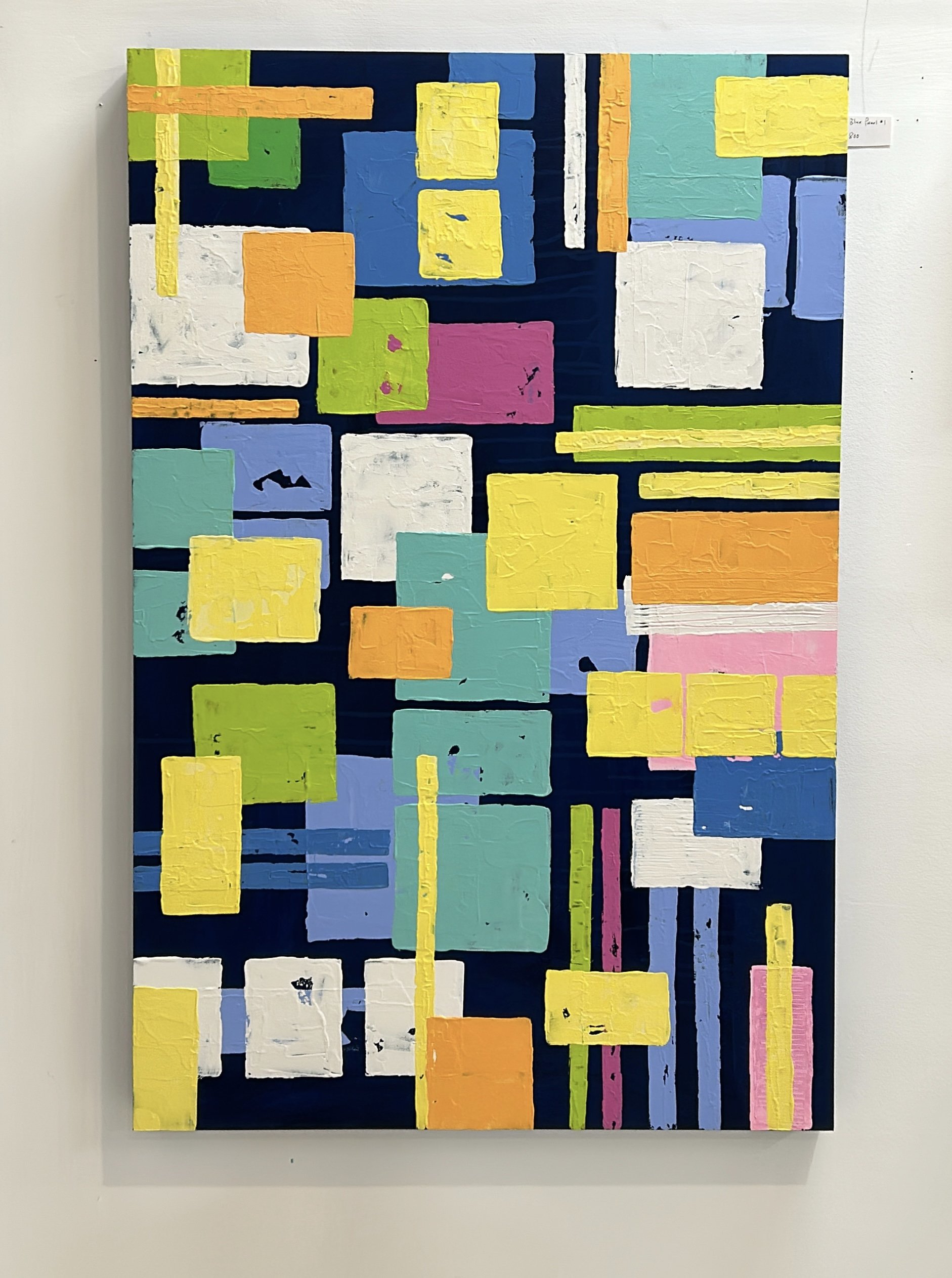 Blue. 32 x 45 Acrylic on birch panel