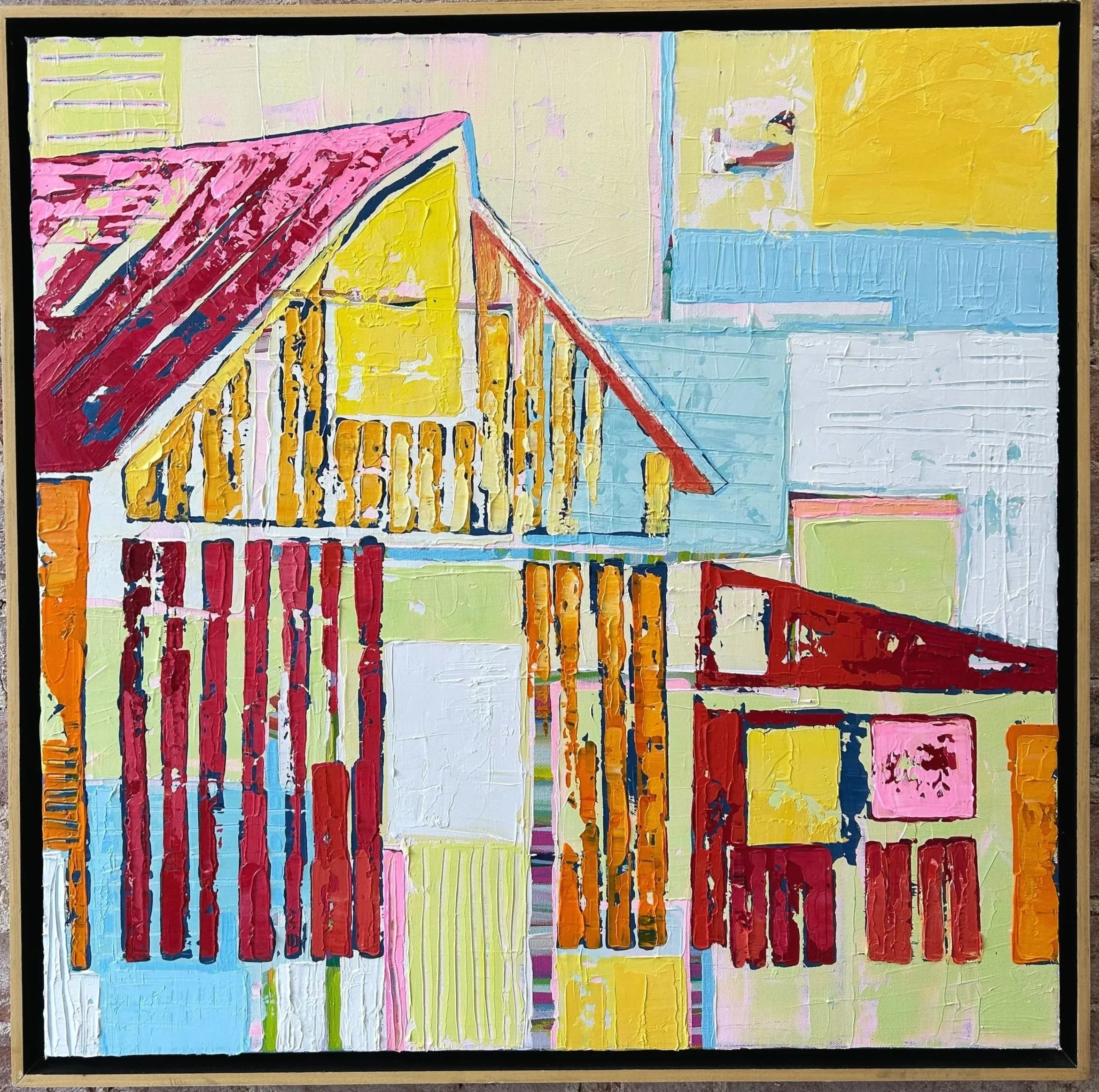 White Sky Barn
Acrylic on Canvas, 24 x 24 Framed
850