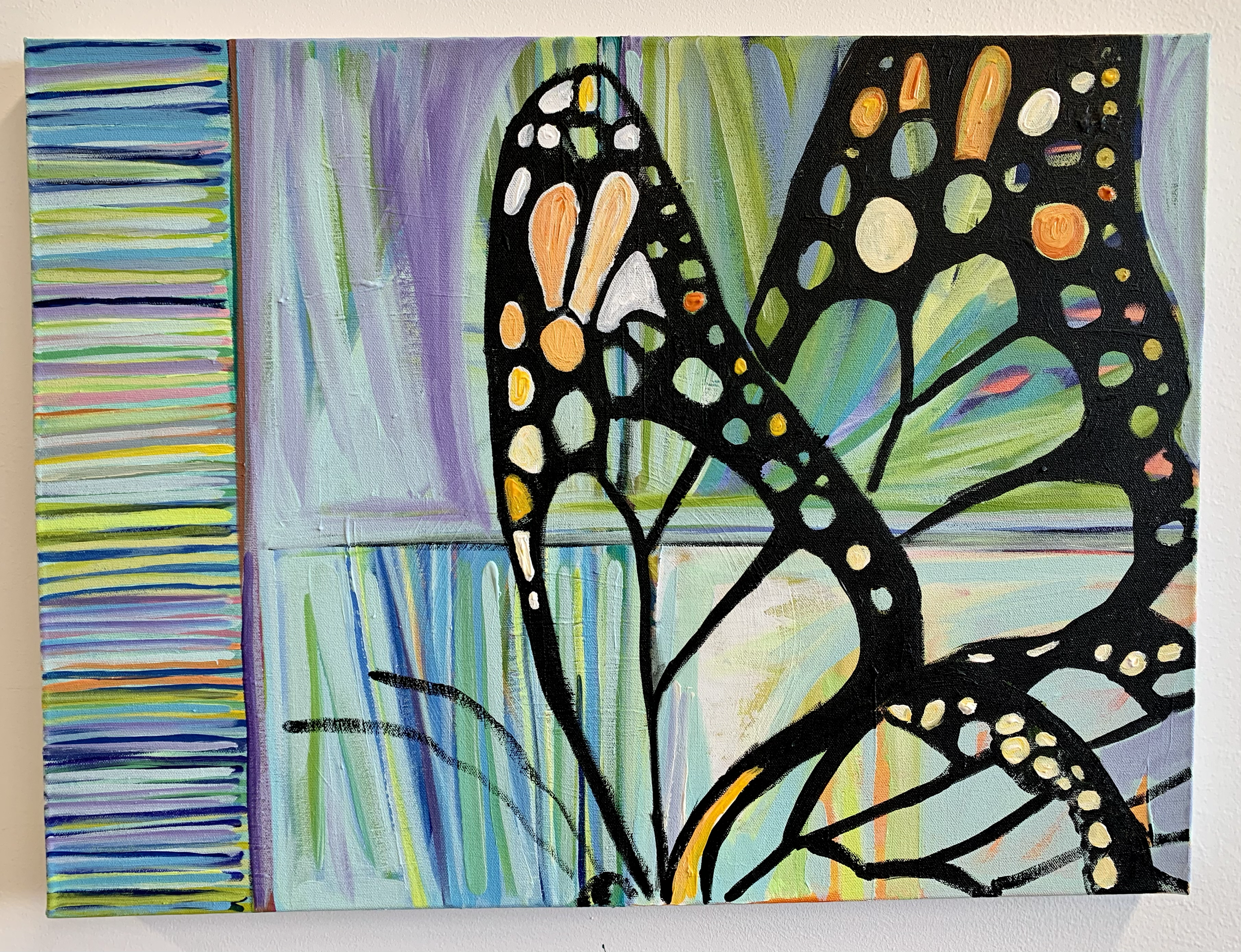 Monarch 2. 18x24, acrylic on canvas. SOLD