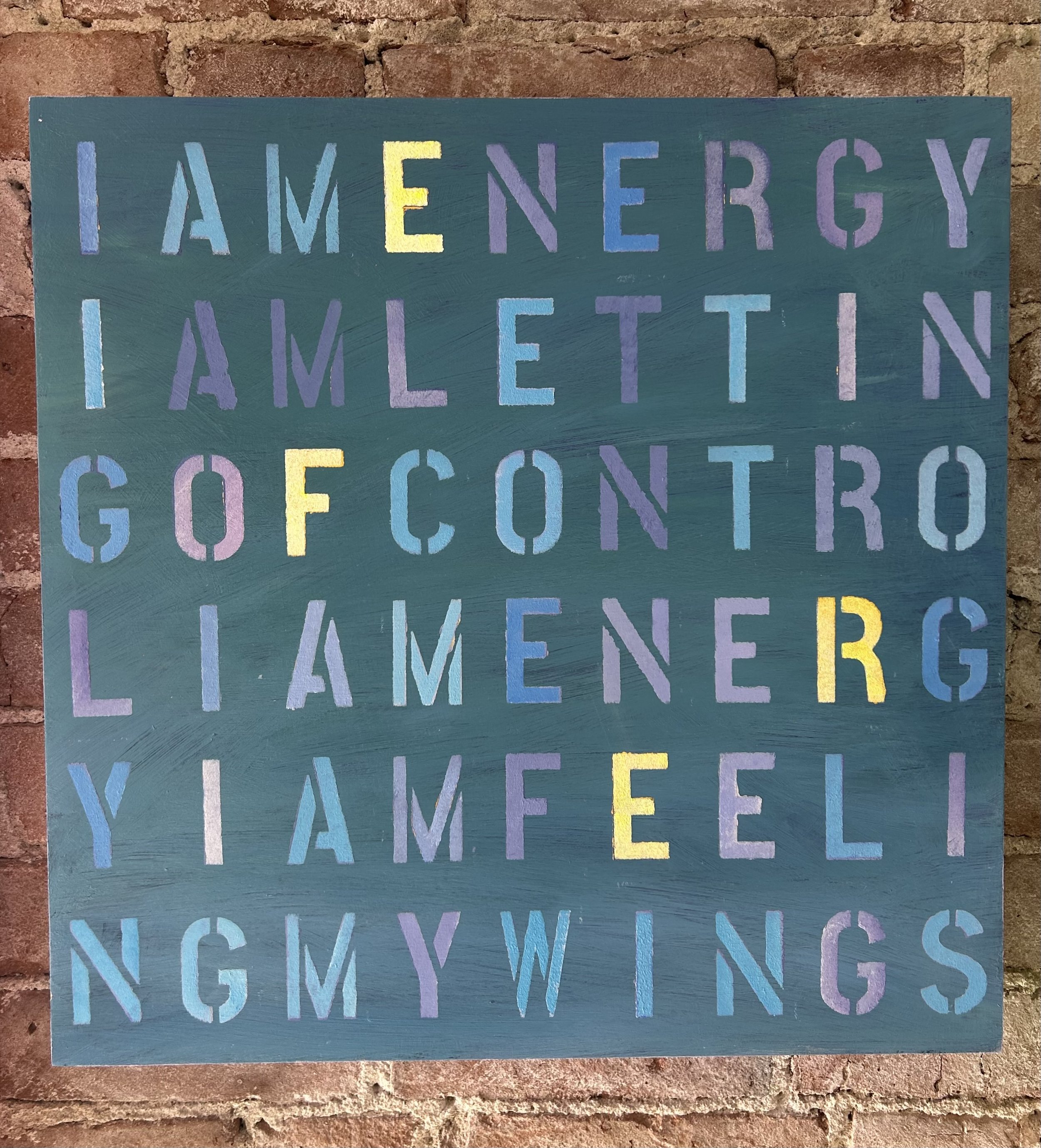 IAM ENERGY
18 x 18 acrylic on 2 in. birch panel