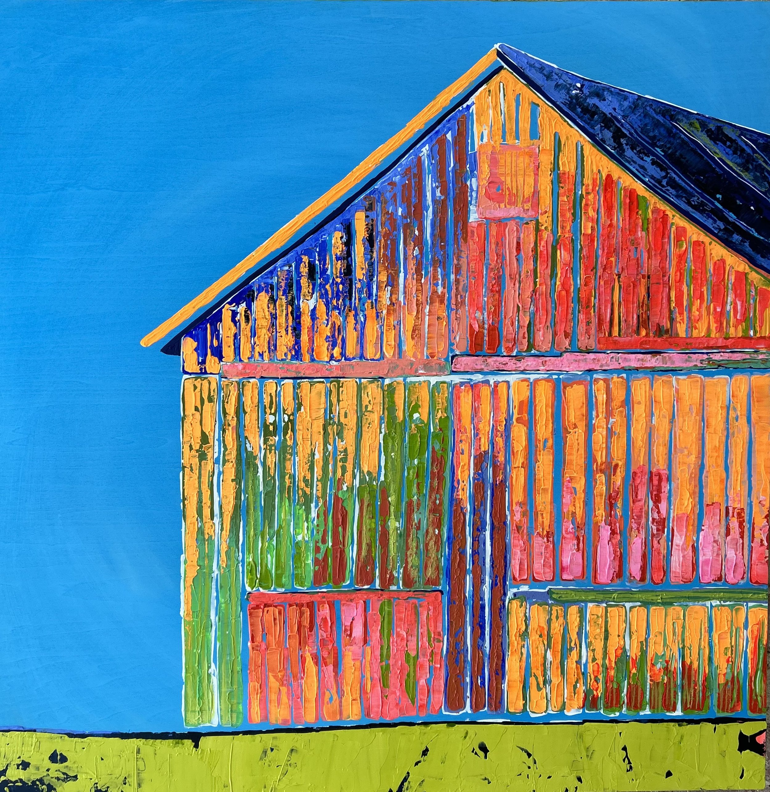 Blue Sky Barn
36 x 36 x 2 Acrylic on Birch Panel. SOLD