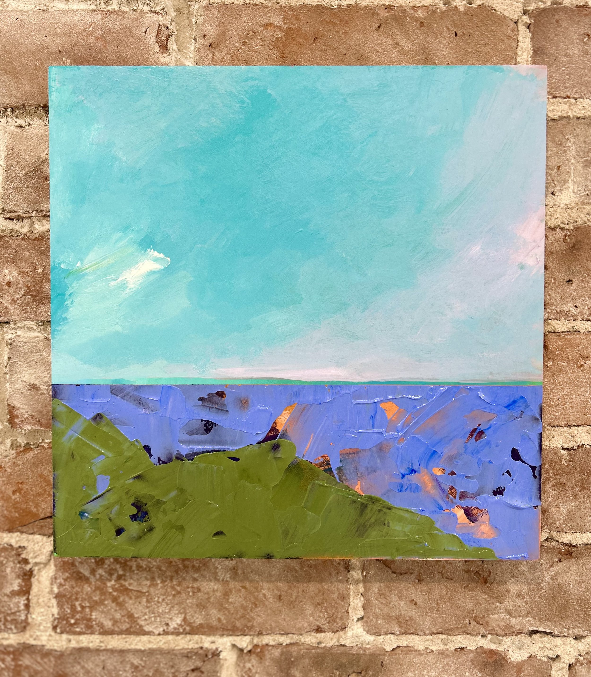 italy 12 x 12 acrylic on panel. NFS