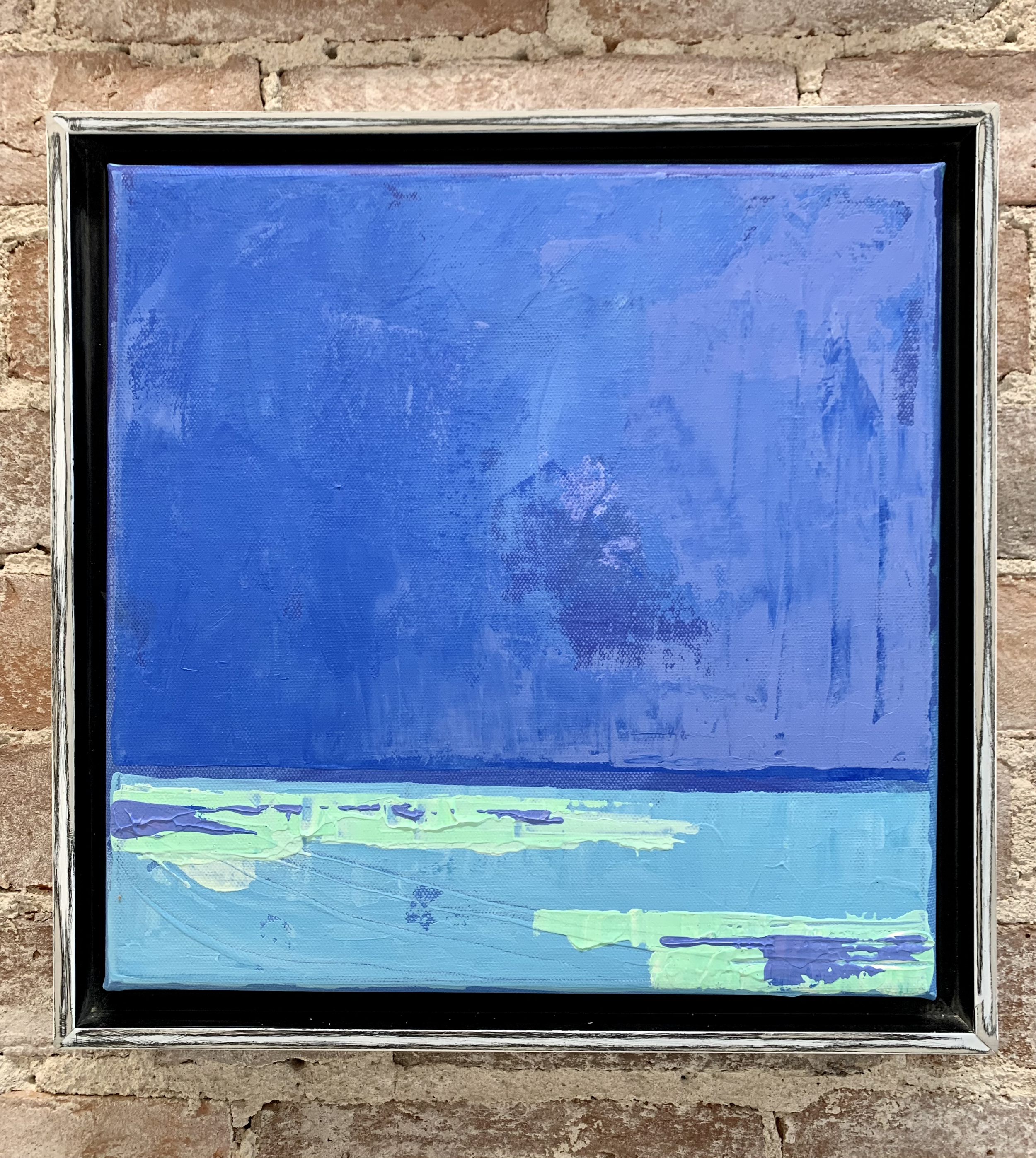 Blue You 12 x 12 Acrylic on canvas