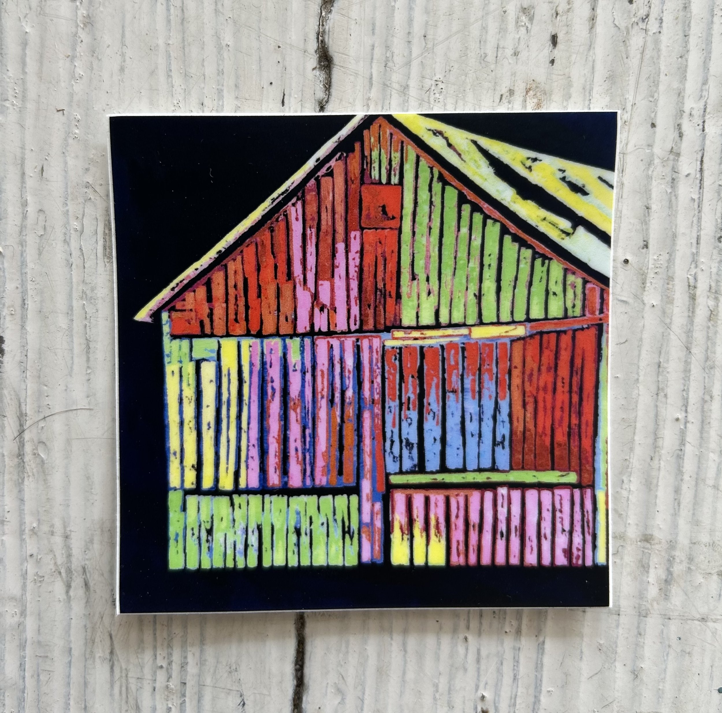 Night Barn Stickers