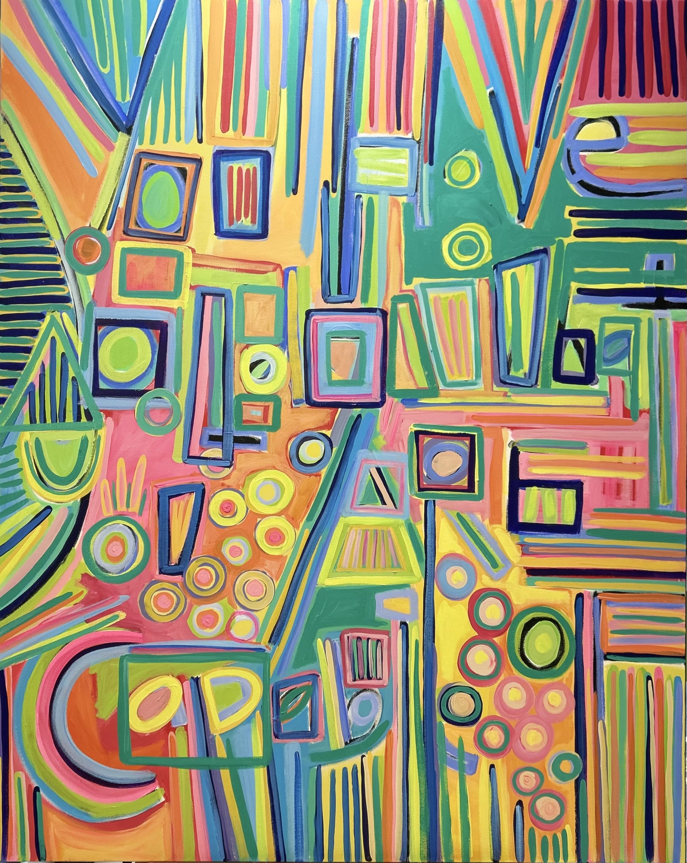 You Have No Idea What You Are Capable Of
60 x 48
Acrylic on Canvas