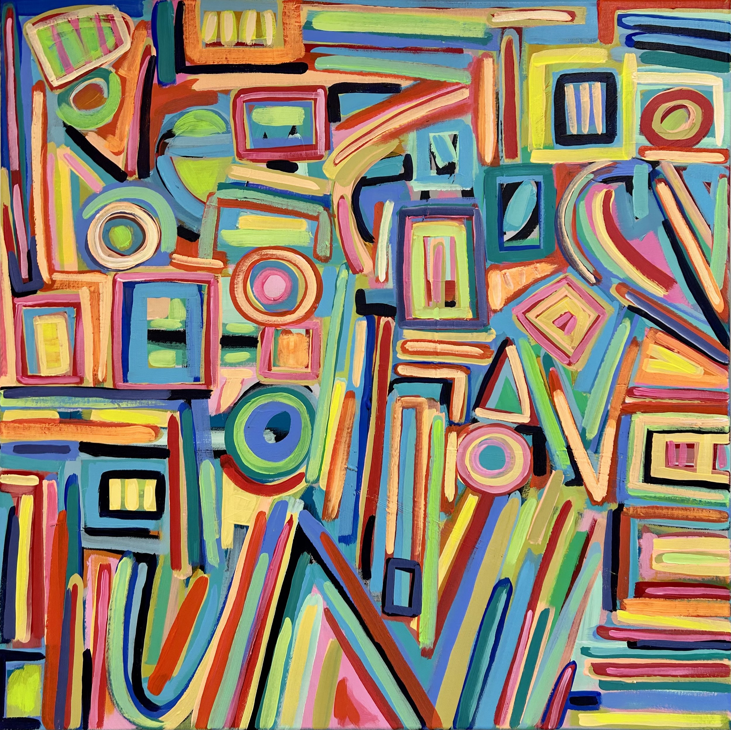 Remember to Have Fun
30 x 30
Framed. Acrylic on canvas